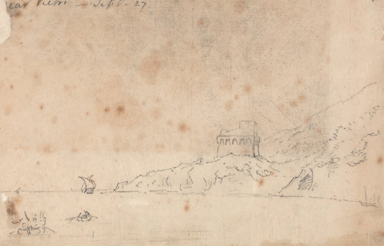 Near Vietri, September 27 av John Robert Cozens