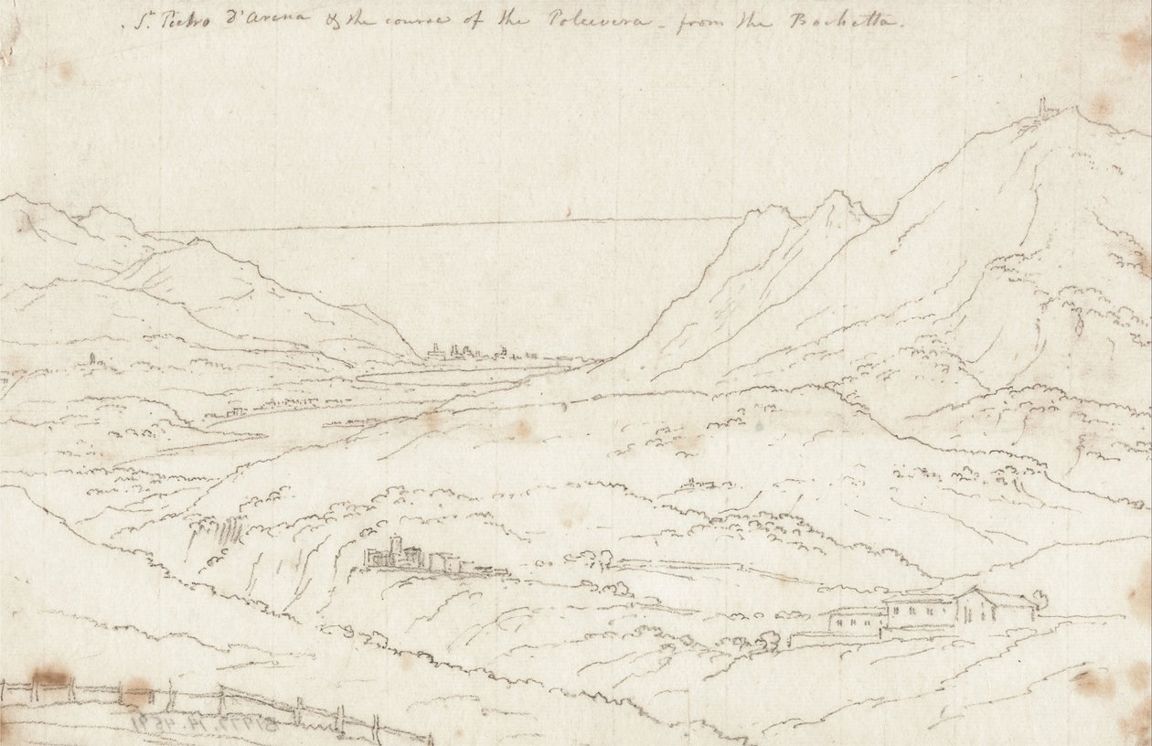 San Pier dArena av John Robert Cozens