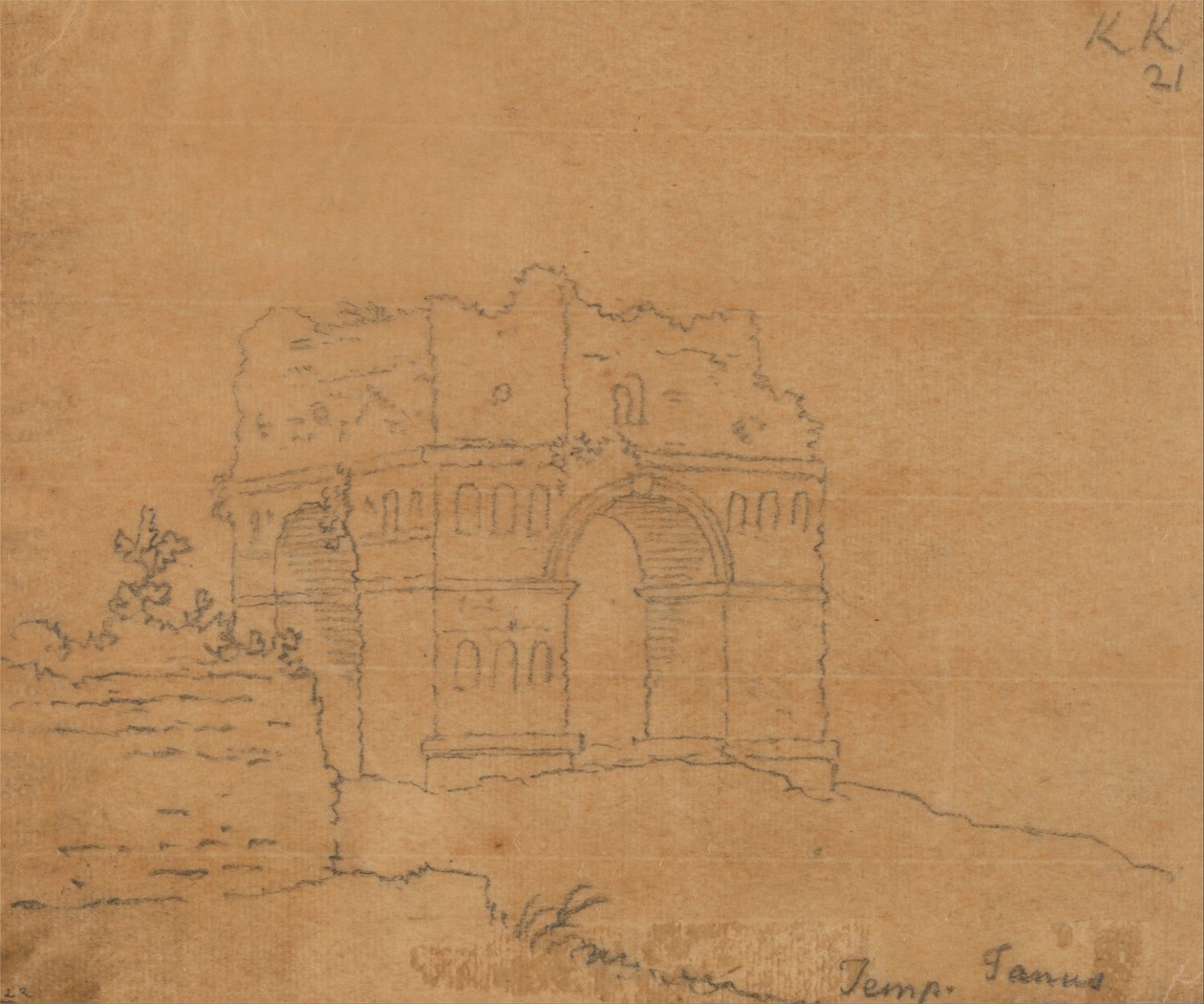 Temple of Janus av John Robert Cozens