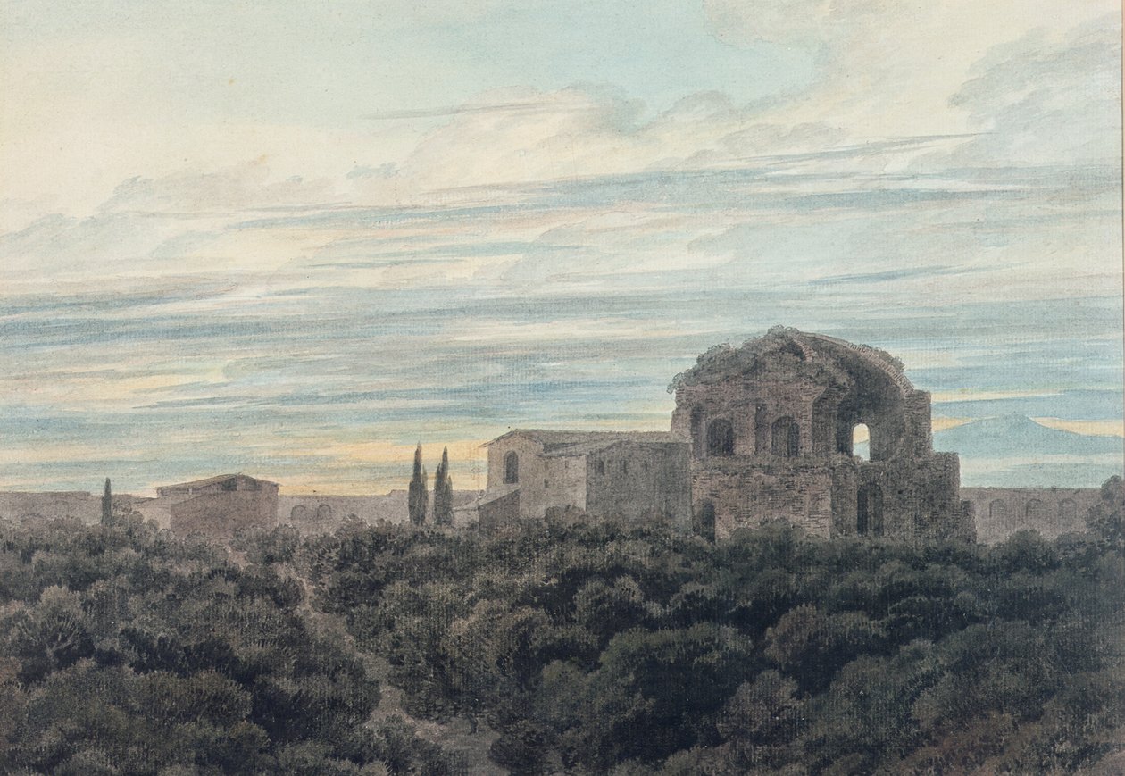 Minerva Medica-templet av John Robert Cozens