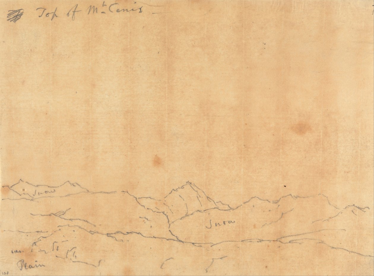 Top of Mt. Cenis av John Robert Cozens