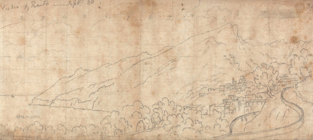 Vietri and Raito av John Robert Cozens