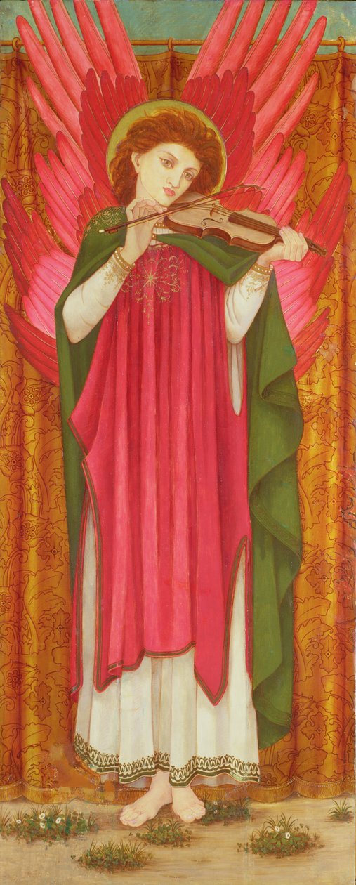 Ängel som spelar fiol av John Roddam Spencer Stanhope