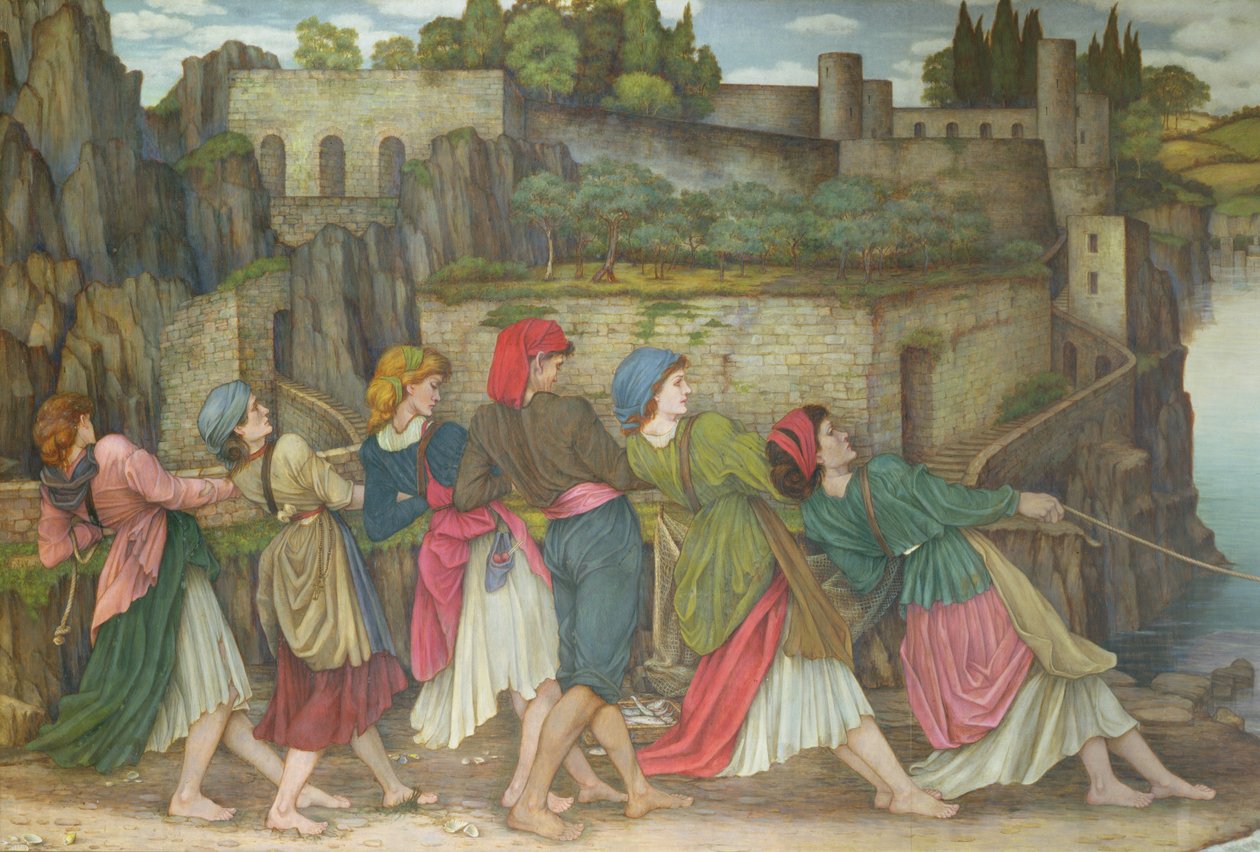 Kvinnorna i Sorrento av John Roddam Spencer Stanhope