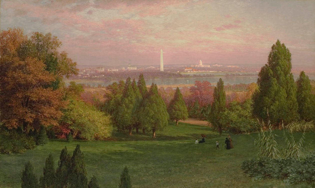 View of Washington from Arlington av John Ross Key