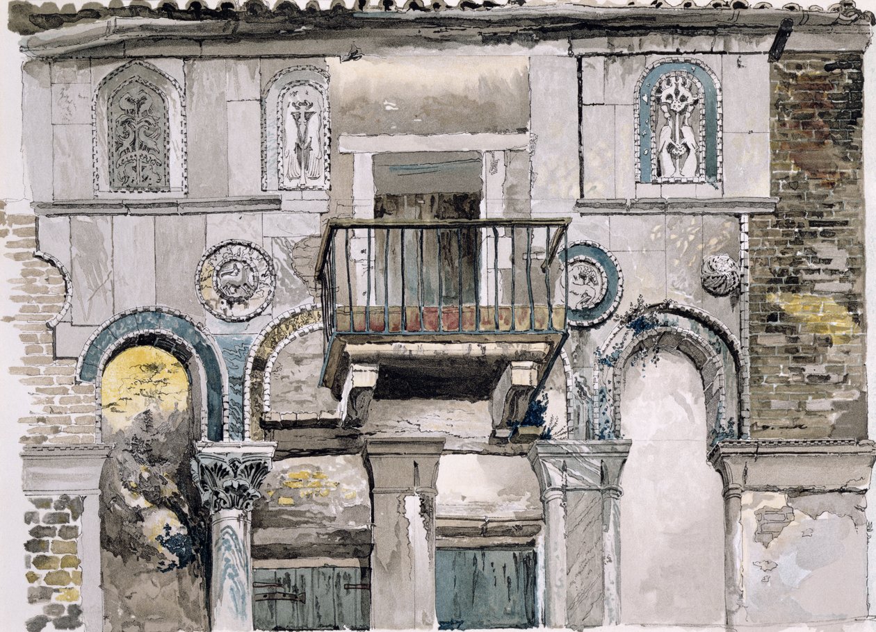 Fondaco dei Turchi, Venedig av John Ruskin