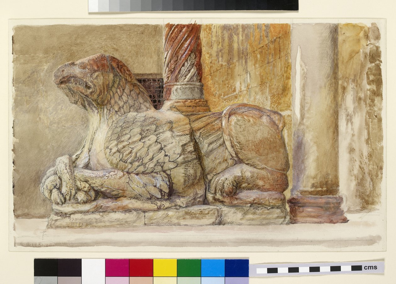 Gryphon, Verona, 1800-talet av John Ruskin
