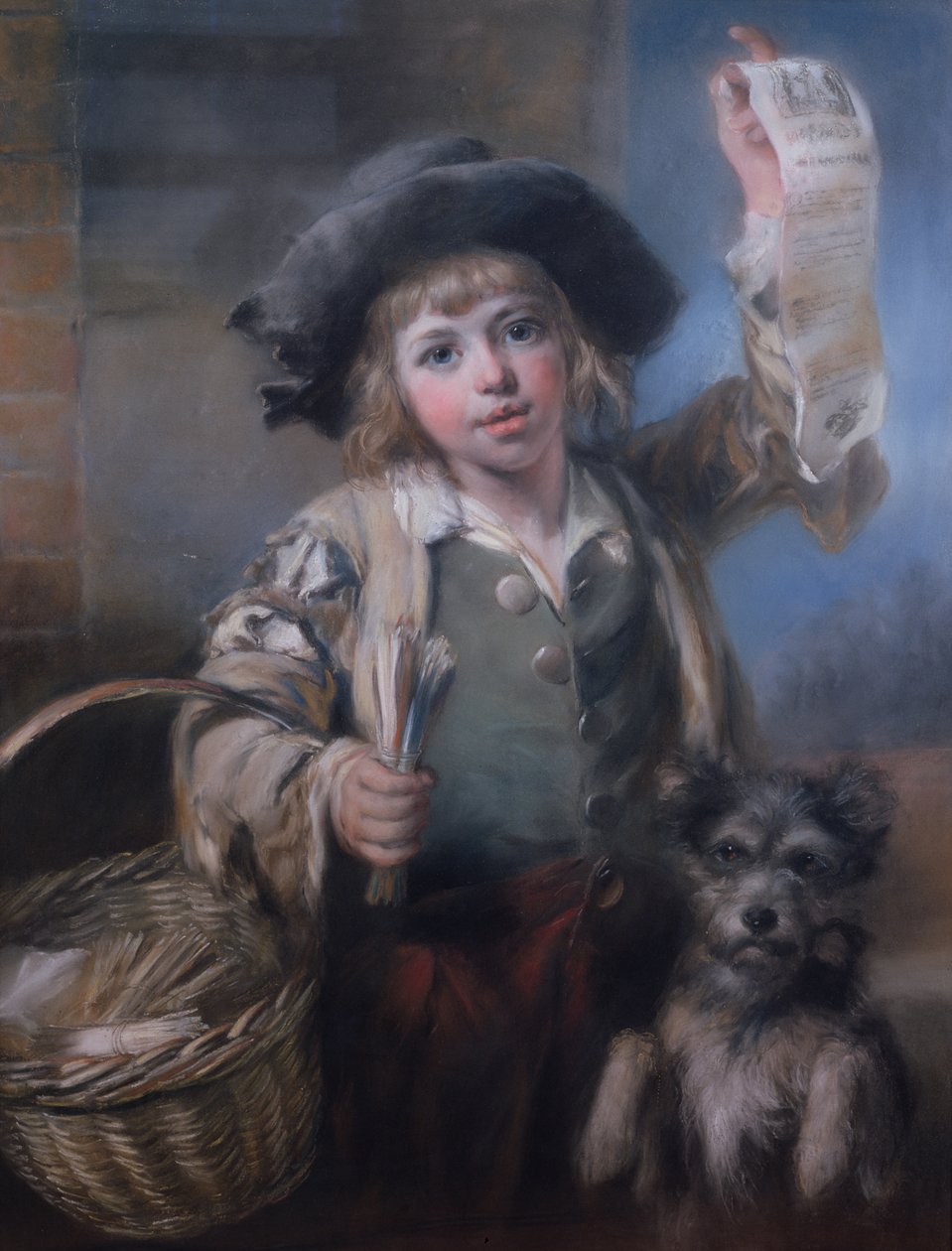 Kärlekssånger och tändstickor, 1793 (pastell på duk) av John Russell