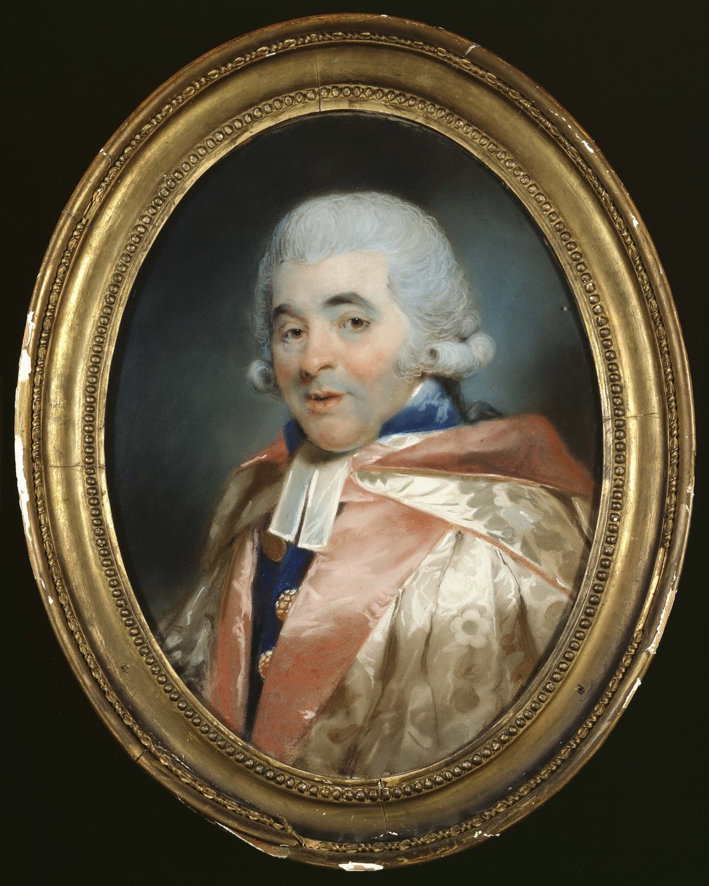 Thomas Sander Dupuis (pastell på papper nedlagd på duk, inramad) av John Russell