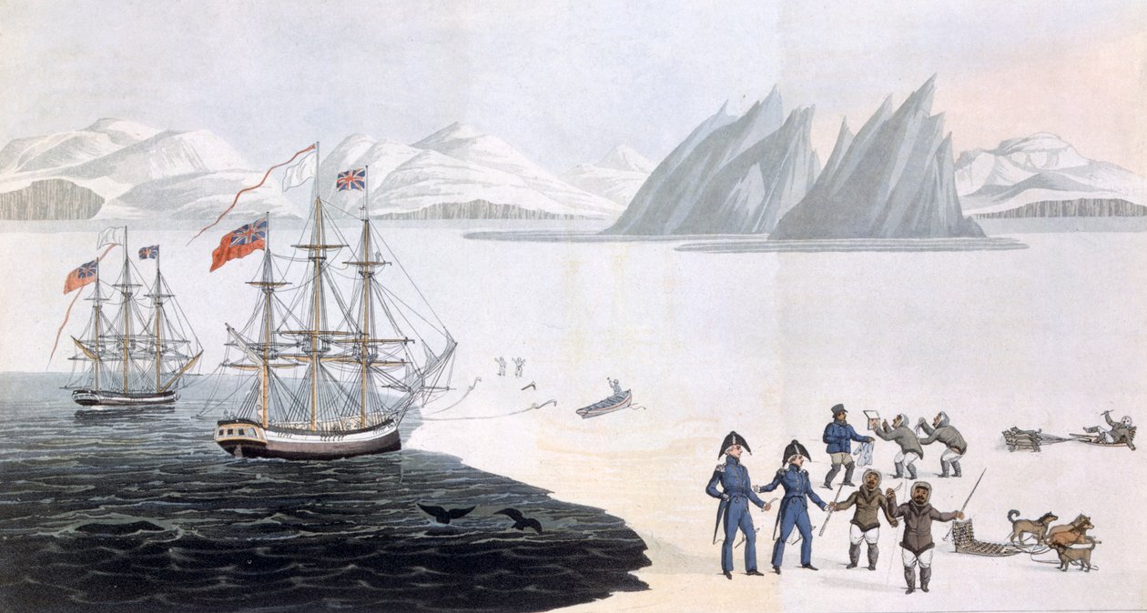 Första kontakt med de infödda i Prince Regent