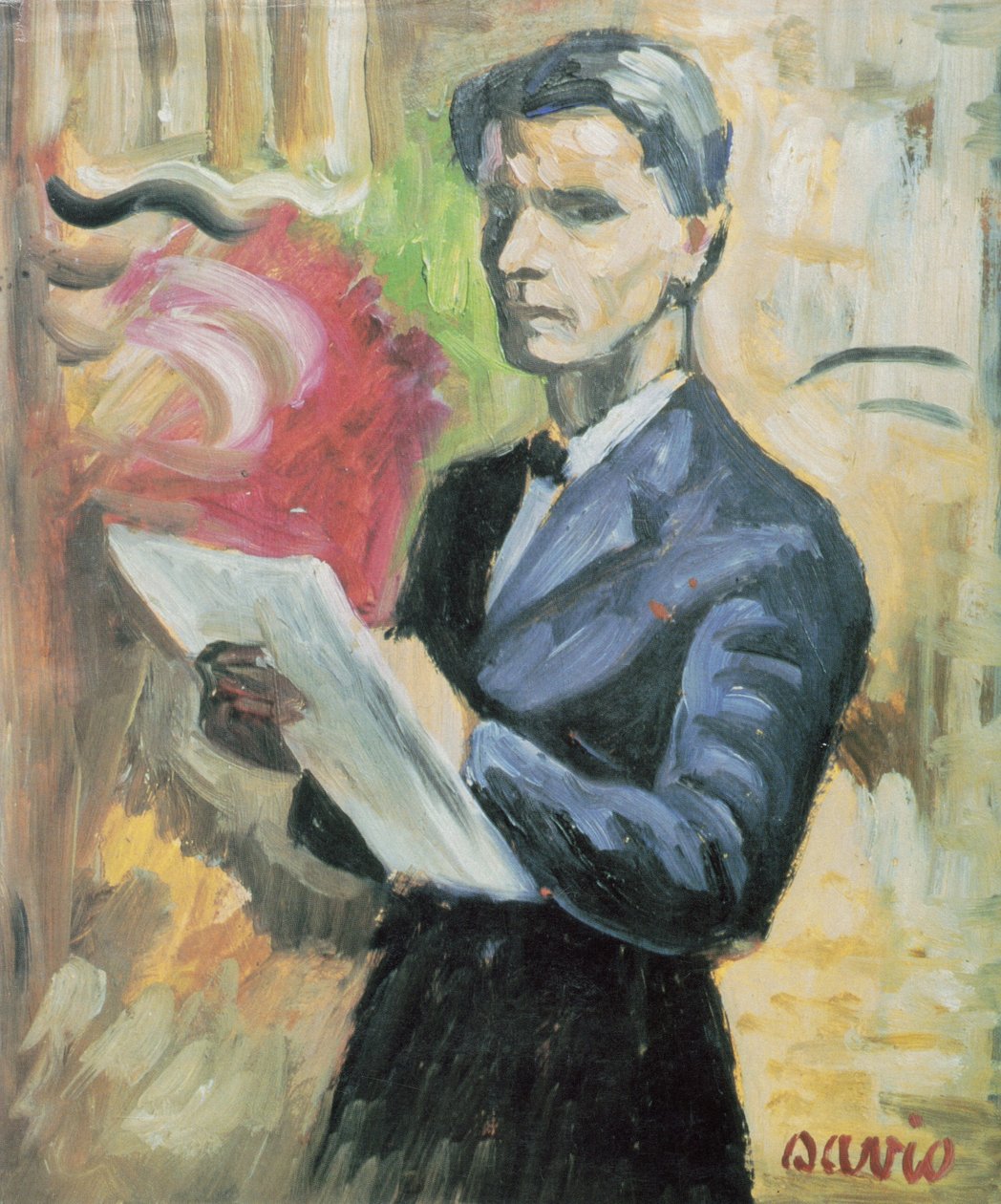 Selfportrait of Norwegian Sami artist John Savio av John Savio