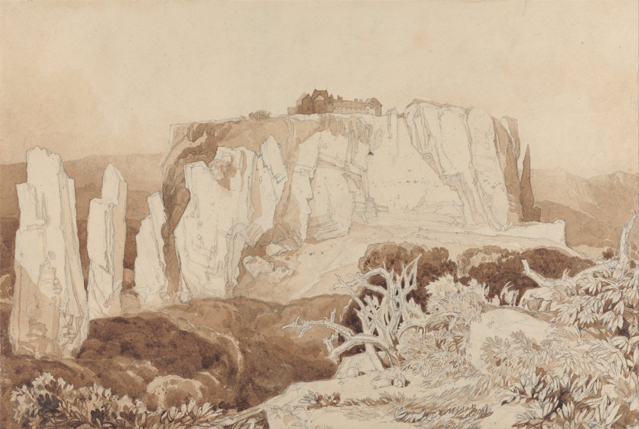 Mortain, Normandy av John Sell Cotman