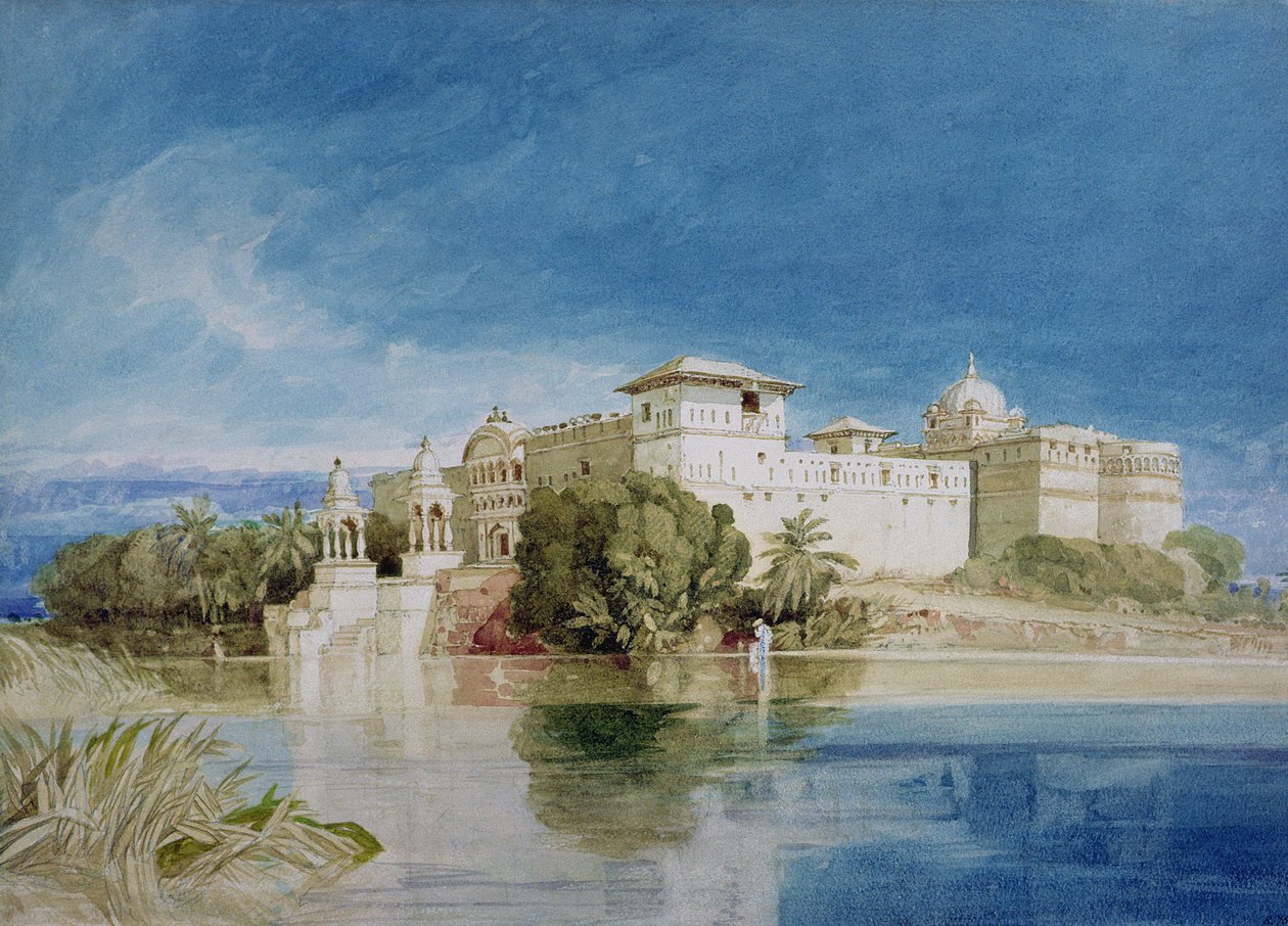 Perawa Palace, Malwa, Centrala Indien av John Sell Cotman