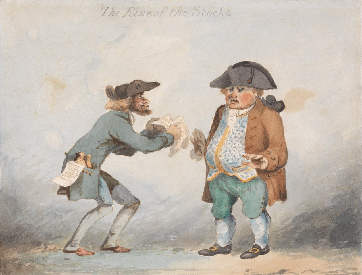 Aktiernas uppgång (en av tre uppsättningar) av John Sell Cotman