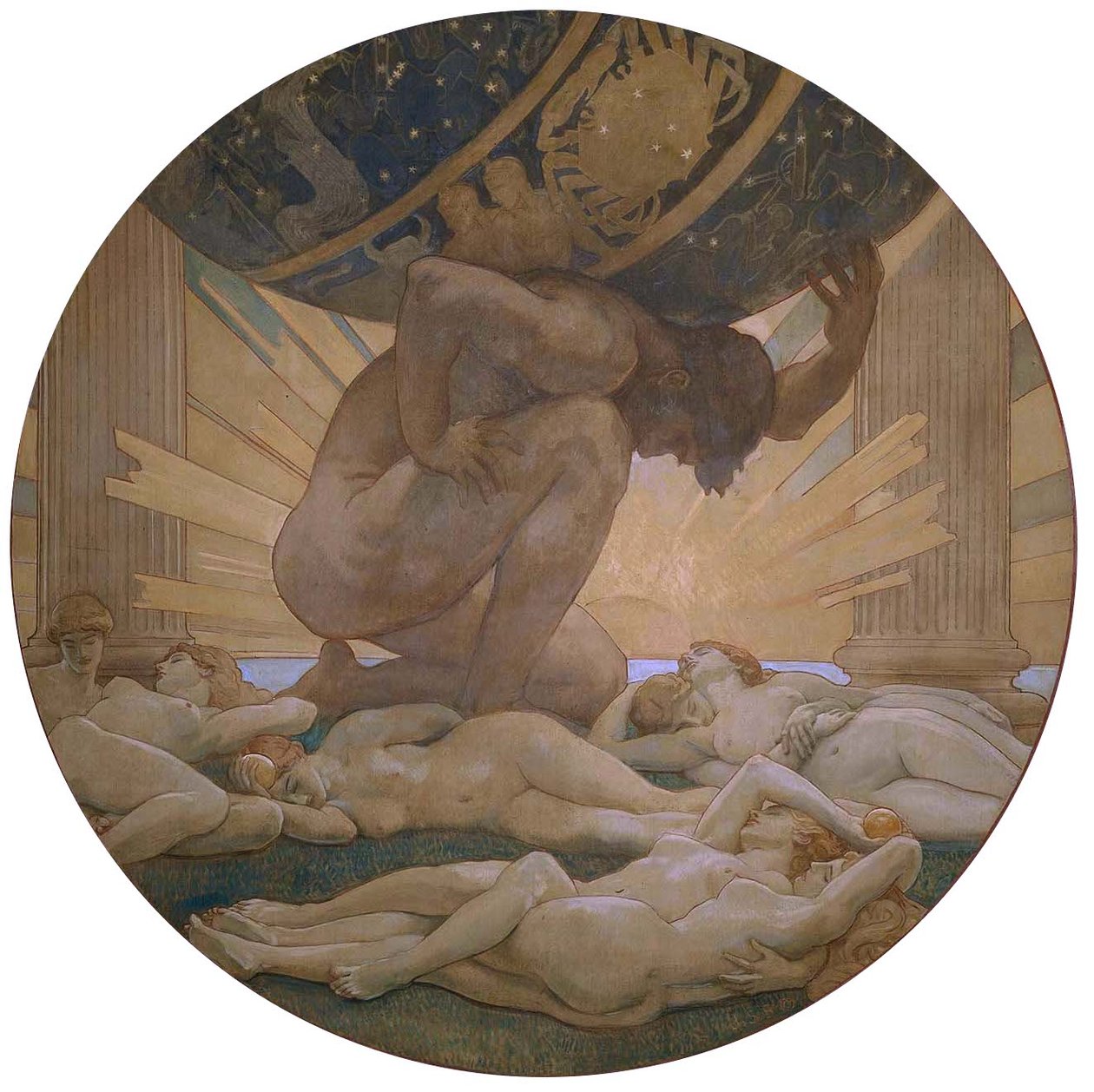  Atlas and the Hesperidesn  av John Singer Sargent