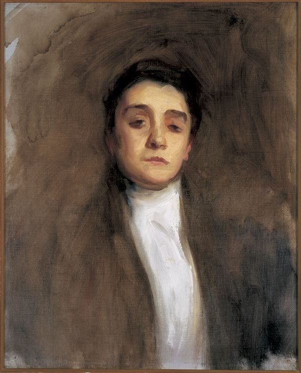  Italian actress Eleonora Duse 1859-1924n av John Singer Sargent