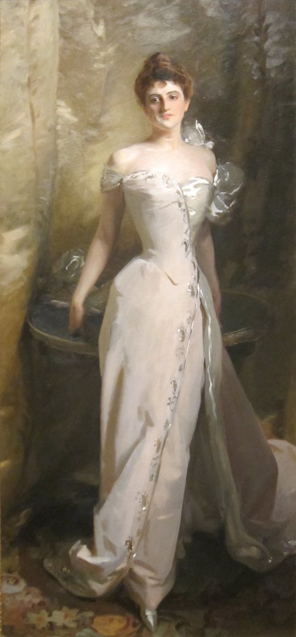  Portrait of Lisa Colt Curtis Mrs Ralph Curtis Lisa de Wolfe Coltn av John Singer Sargent
