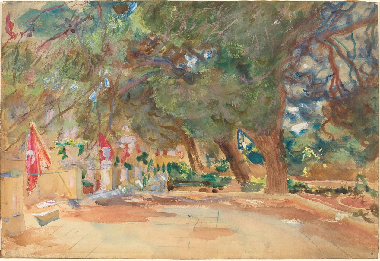 A War Memorial, 1918 (akvarell och gouache över grafit på vävt papper monterat ombord) av John Singer Sargent