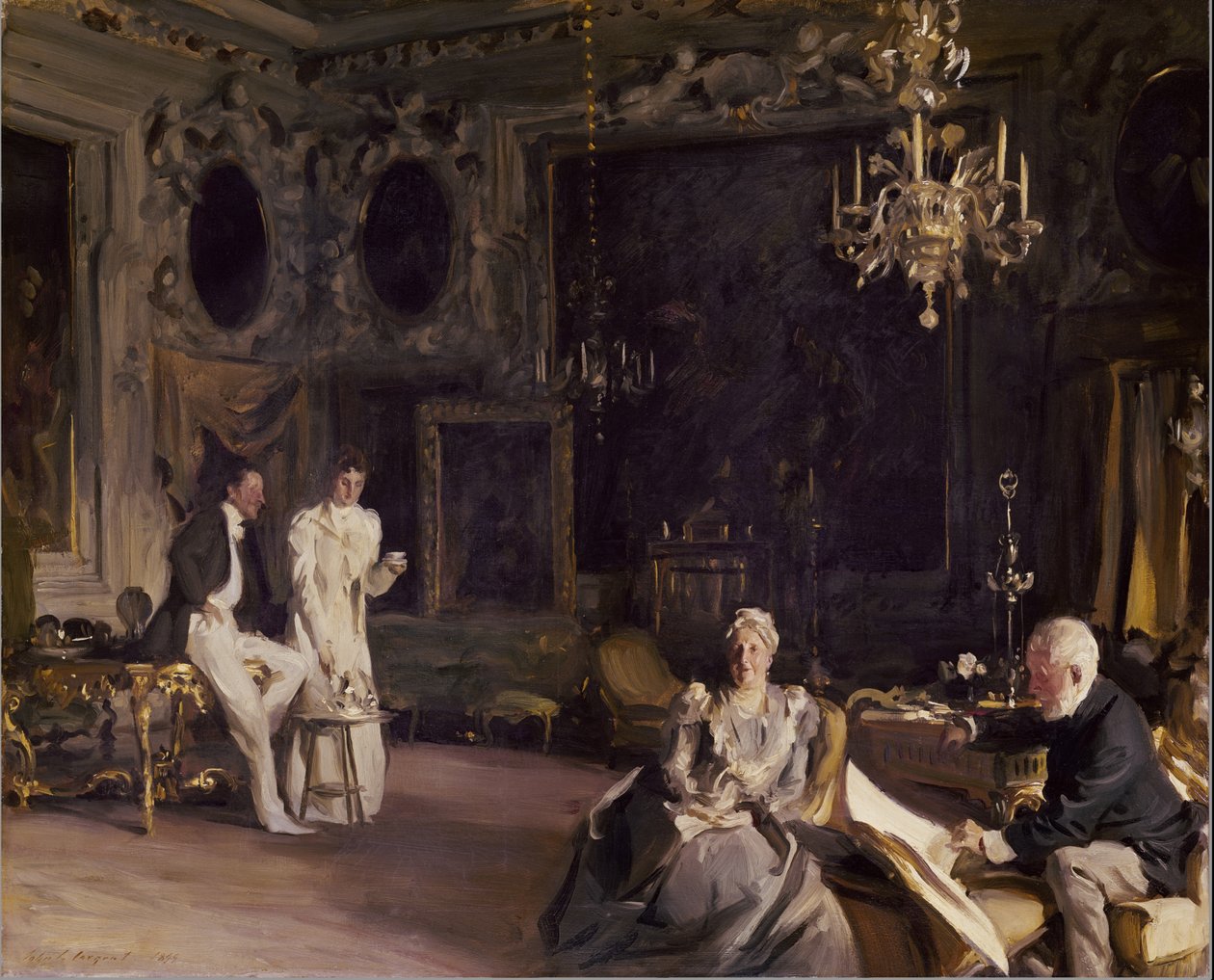 Interiör i Venedig, 1899 av John Singer Sargent