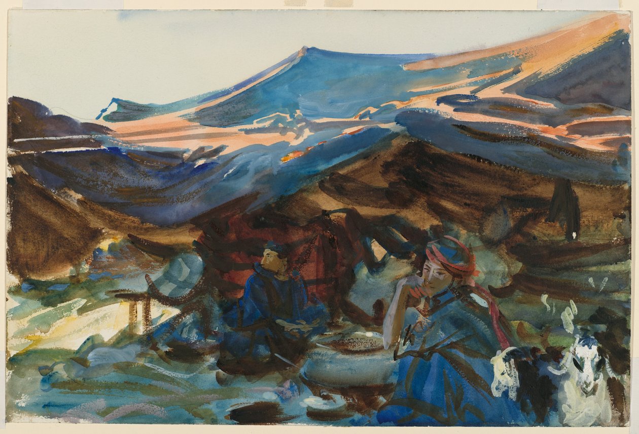 Wanawake wa Bedouin, 1905-1906 (wc)swed av John Singer Sargent