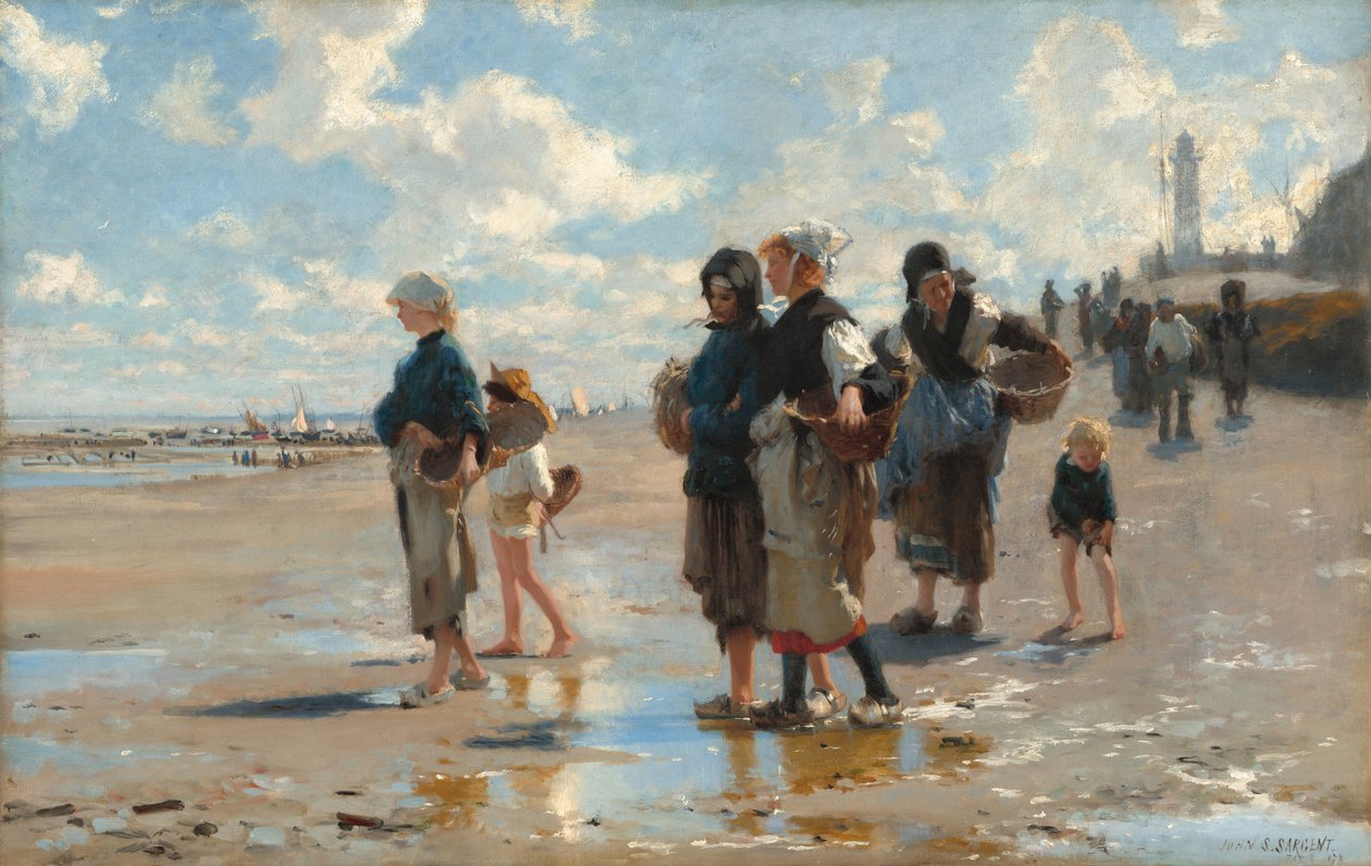 På väg till fiske (på väg att fiska) av John Singer Sargent