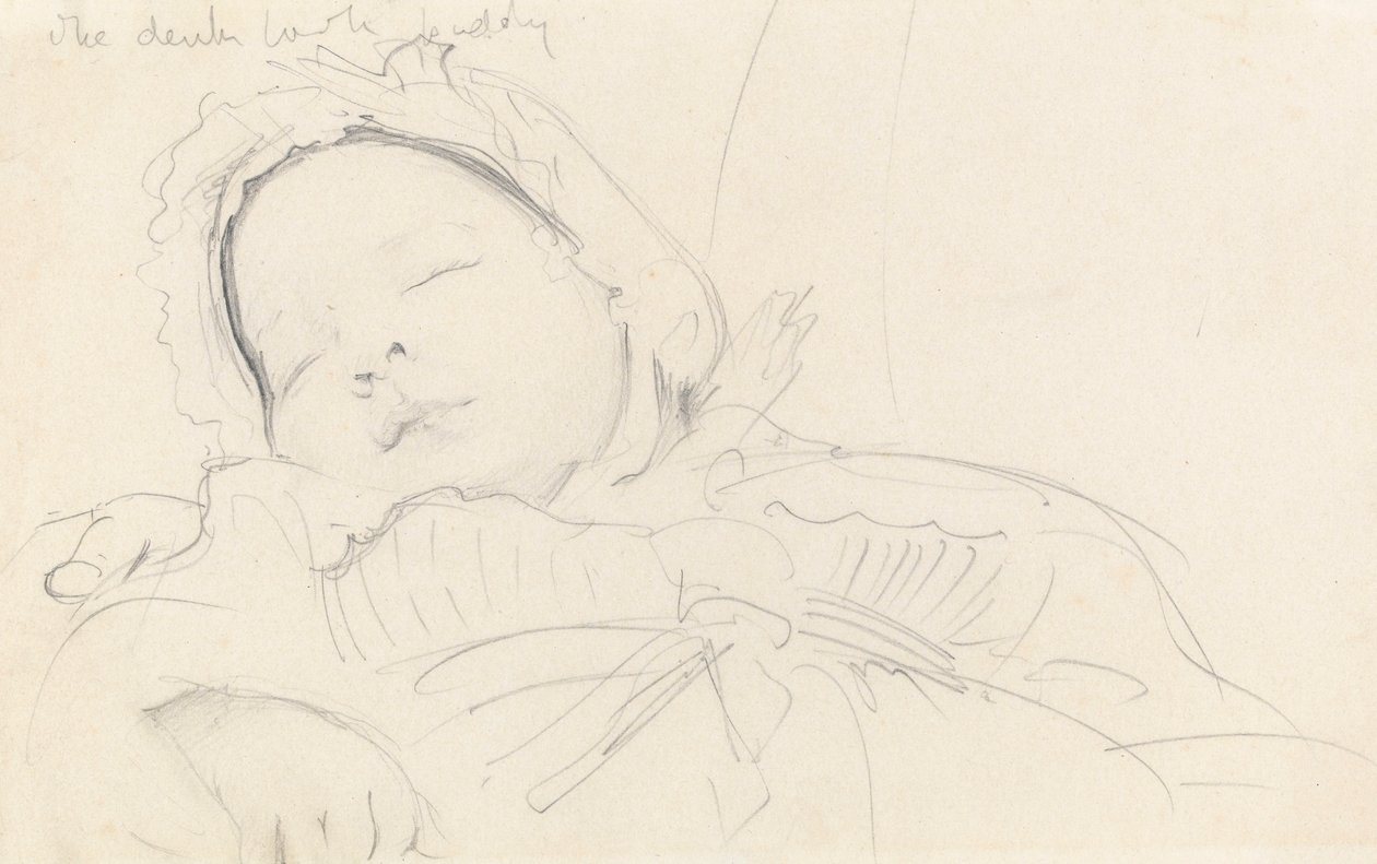 Jack Millet som barn (f.1888), ca 1888 (grafit på papper) av John Singer Sargent