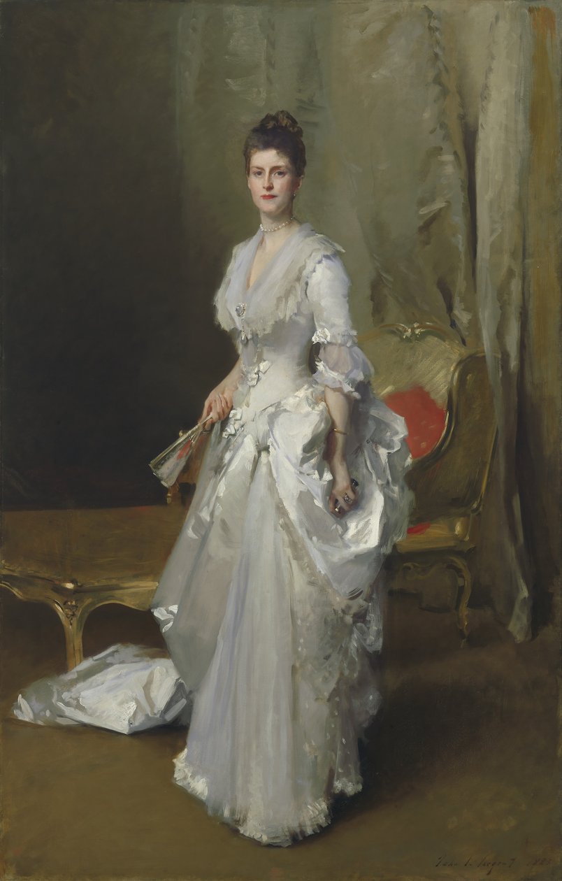 Margaret Stuyvesant Rutherfurd White, 1883 sverige av John Singer Sargent