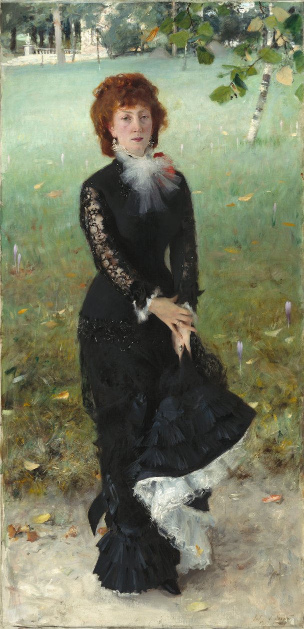 Marie Buloz Pailleron, 1879 swed av John Singer Sargent