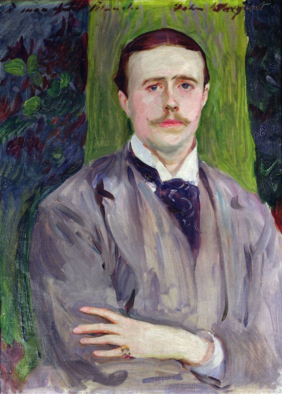 Porträtt av Jacques-Emile Blanche (1861-1942) av John Singer Sargent