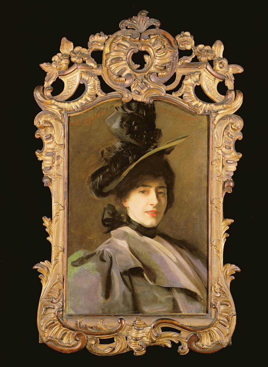 Porträtt av Madame Flora Reyntiens, ca 1895 av John Singer Sargent