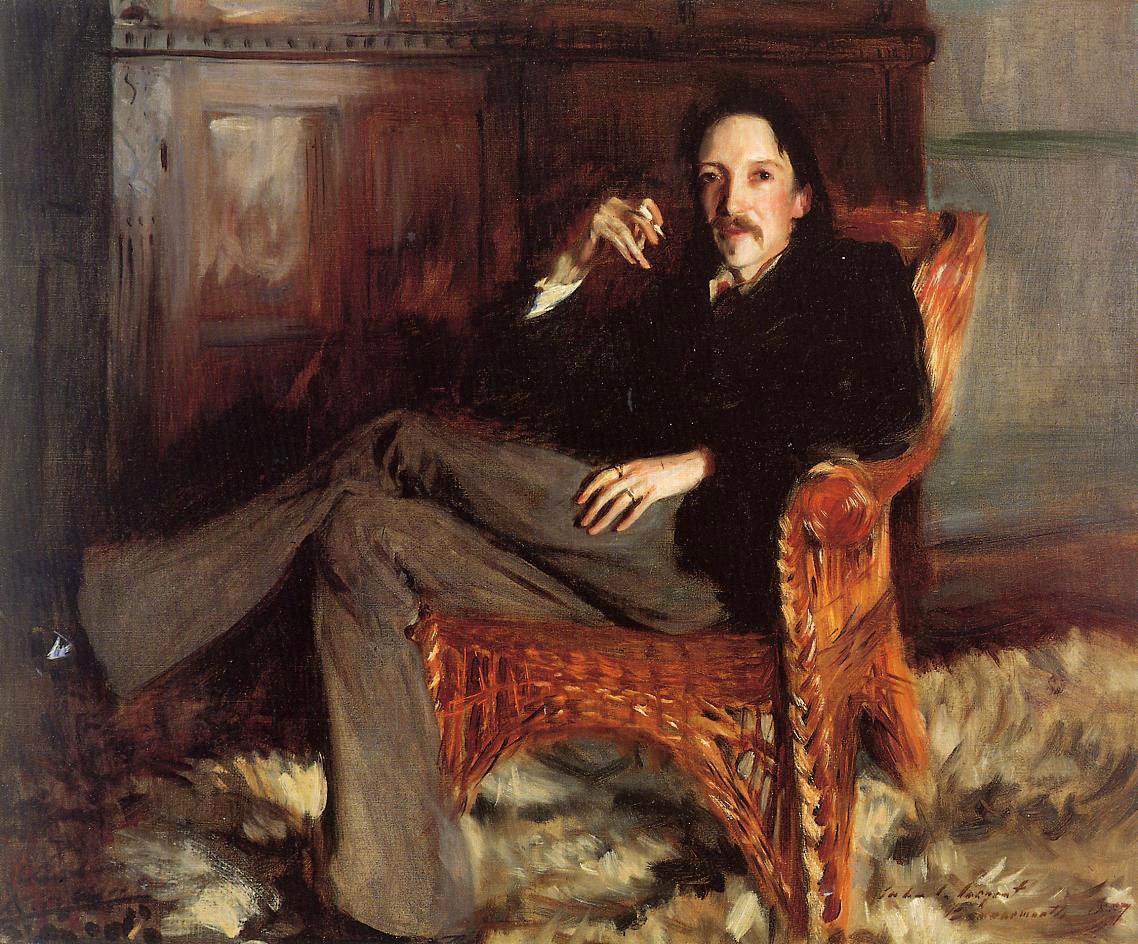 Portrait of Robert Louis Stevenson av John Singer Sargent