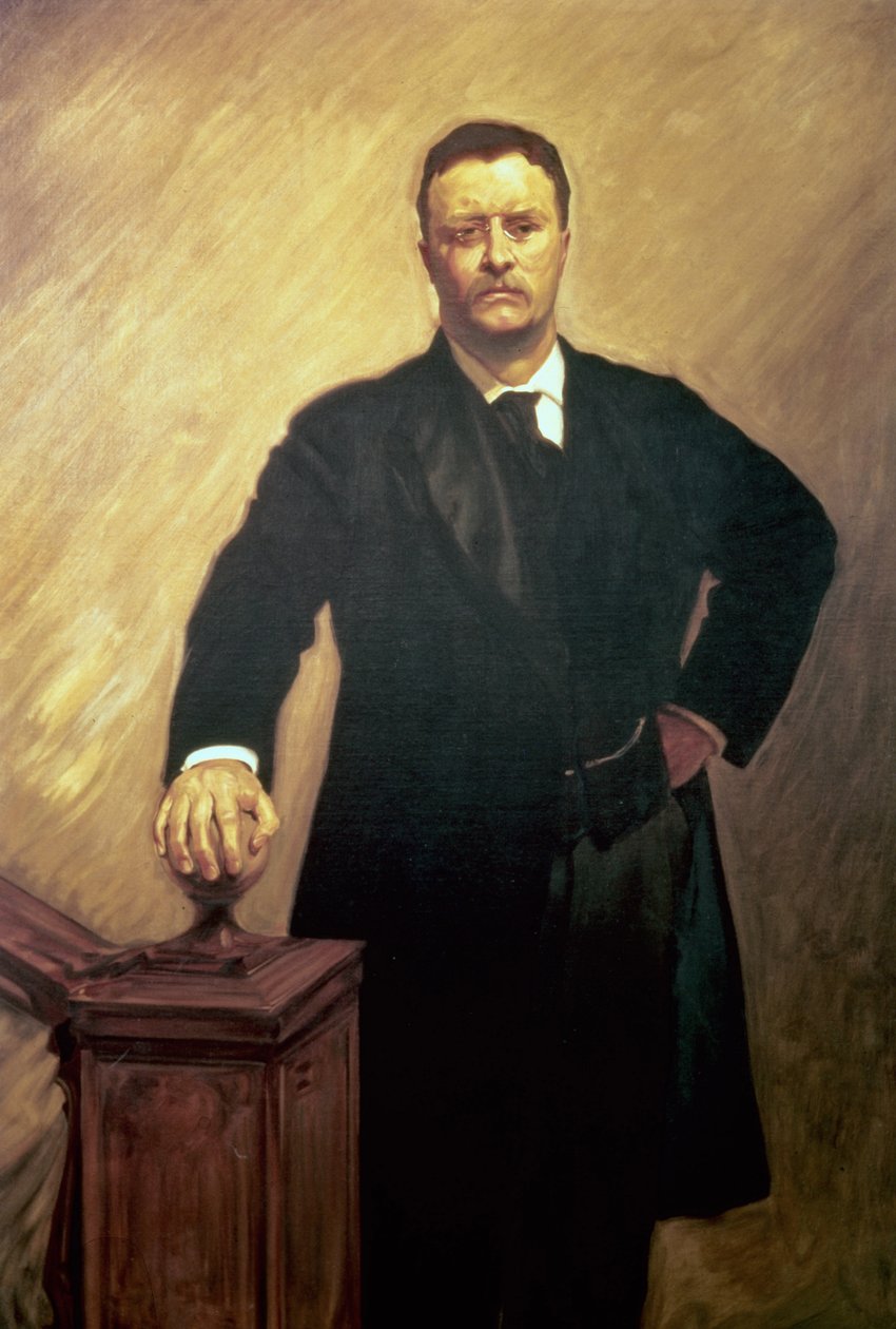 Porträtt av Theodore Roosevelt av John Singer Sargent