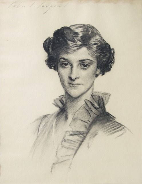 Portrait of actress Ruth Draper av John Singer Sargent