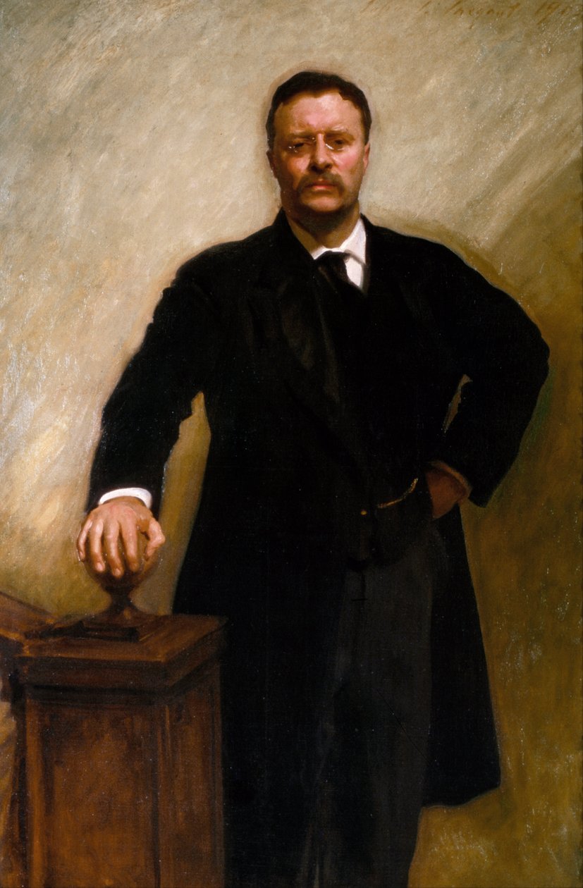 Theodore Roosevelt av John Singer Sargent