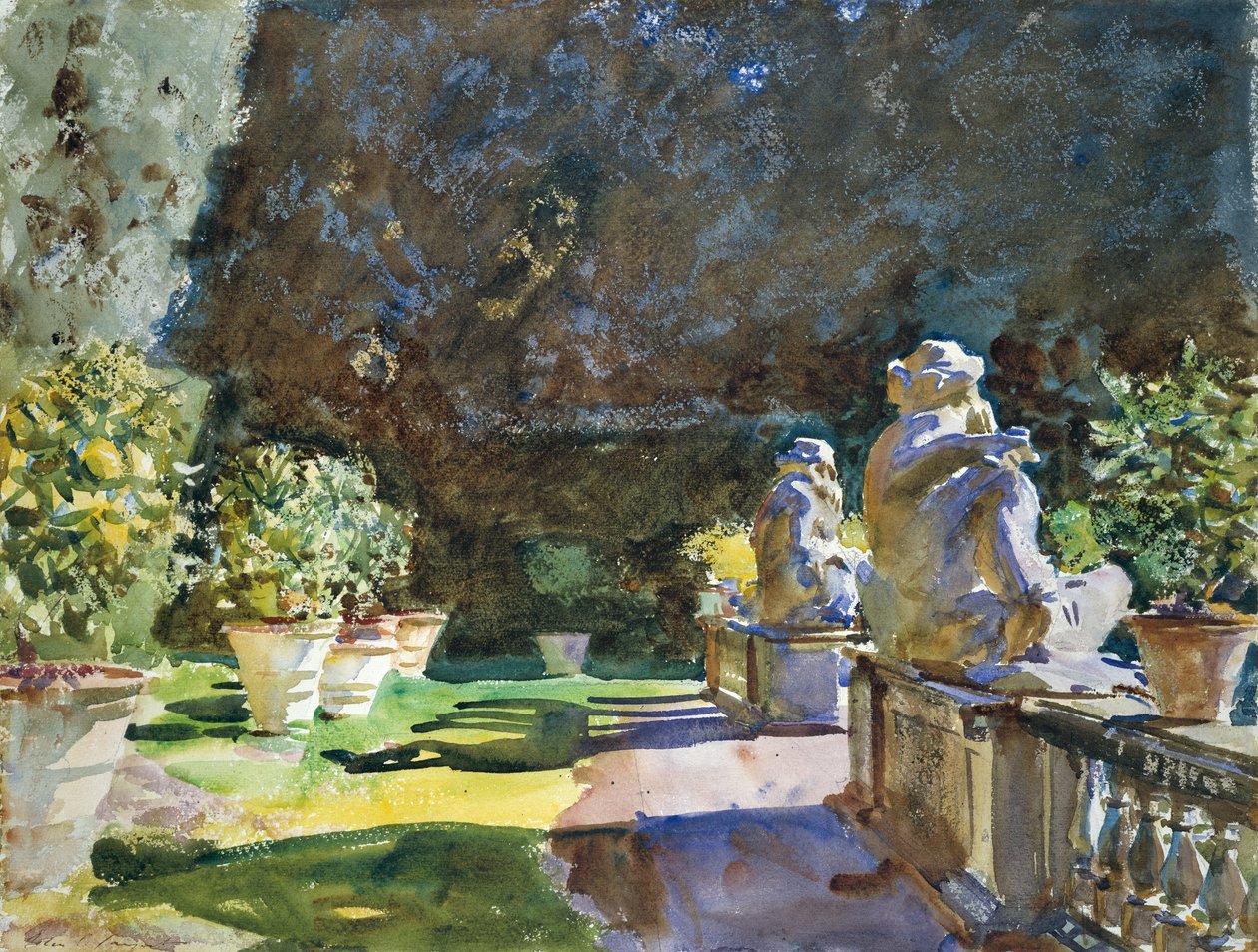 Villa di Marlia, Lucca av John Singer Sargent