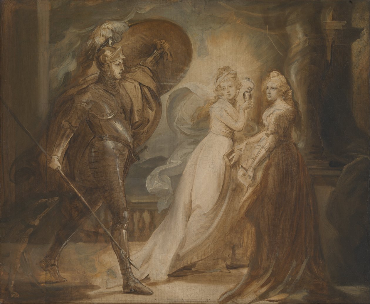 Studier för Rödakorsriddaren av John Singleton Copley