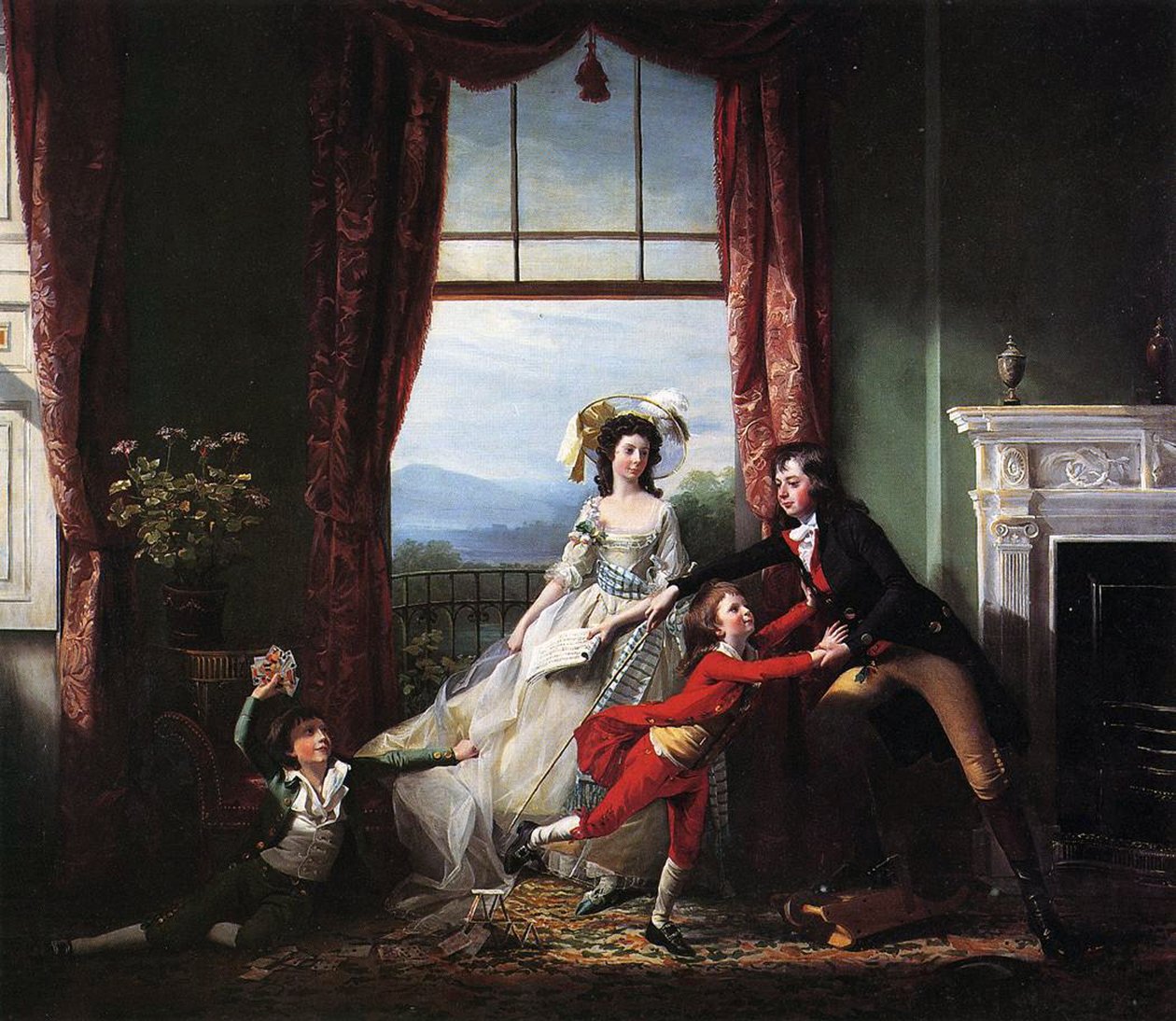 Familjen Stillwell, 1786 av John Singleton Copley