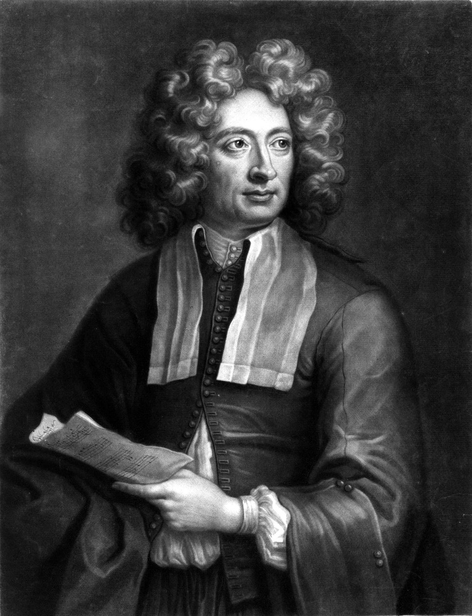 Avbildad person:  Arcangelo Corelli av John Smith After Hugh Howard