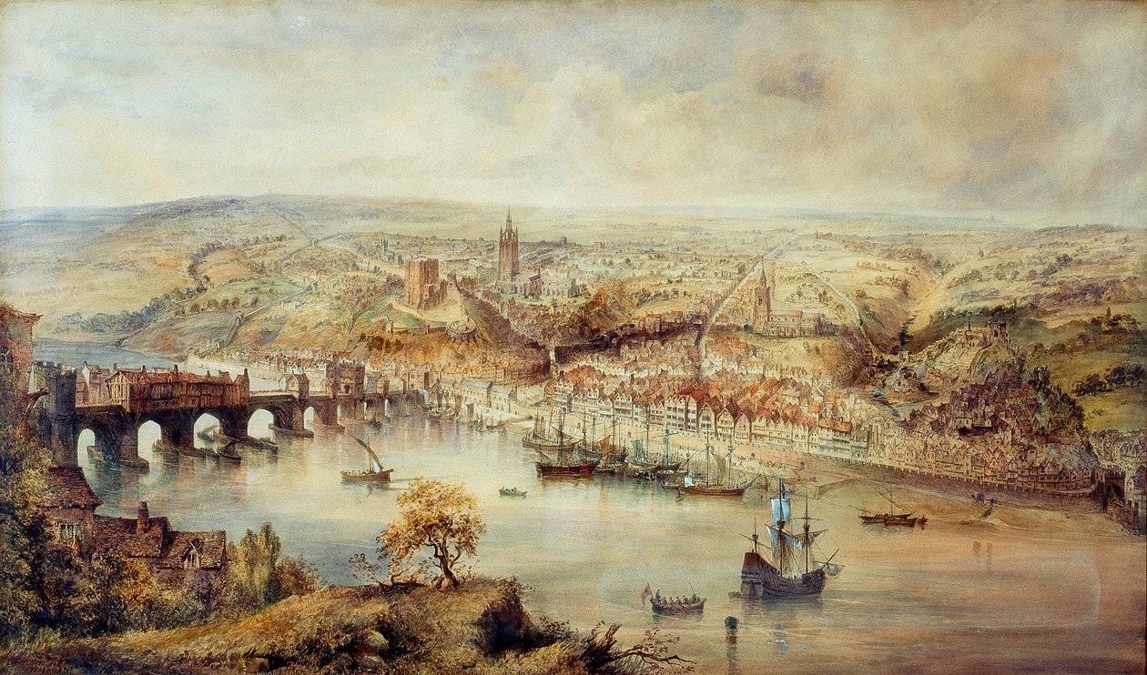 Newcastle upon Tyne under drottning Elizabeths regeringstid (wc ombord) av John Storey