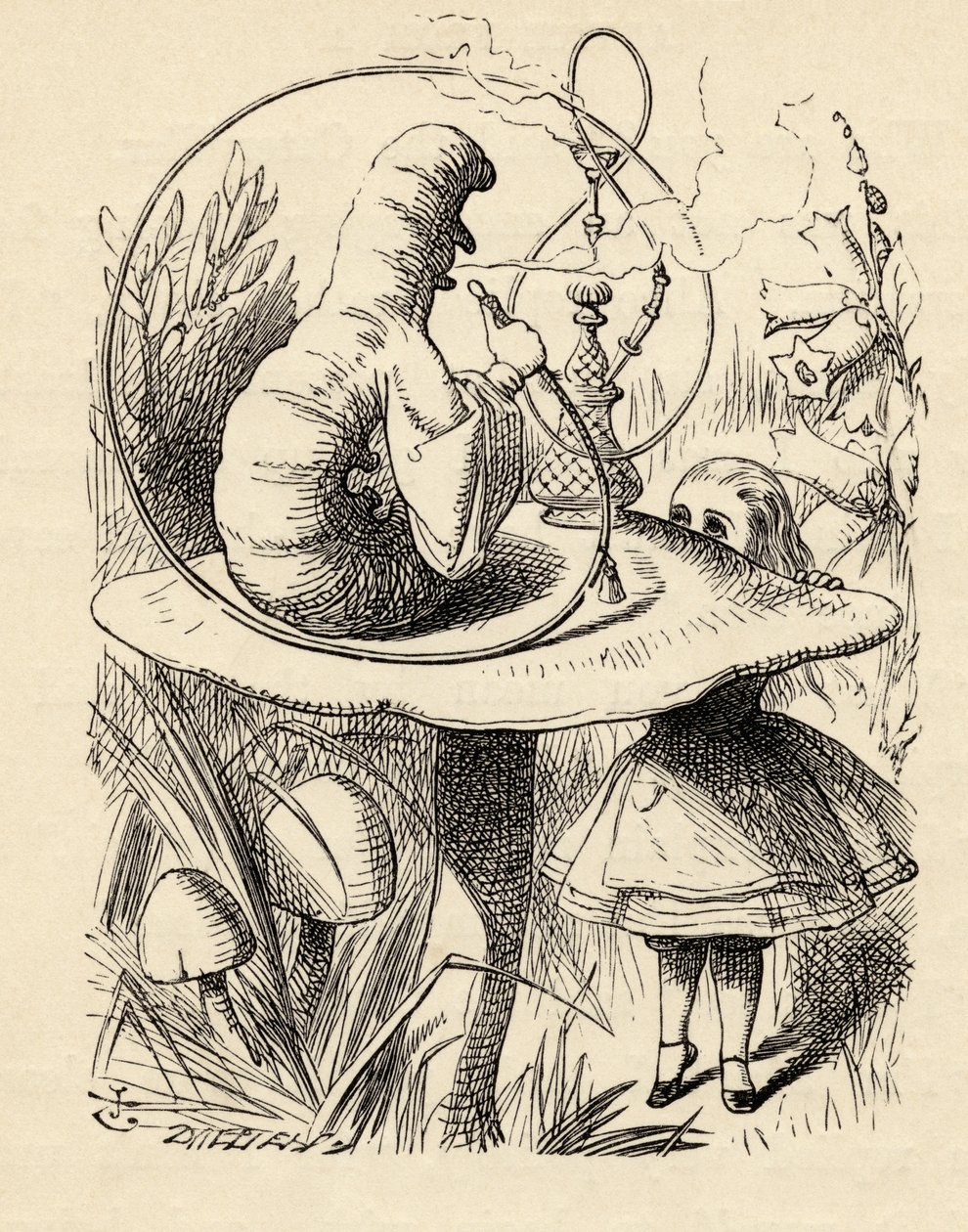 Råd från en larv, från "Alice