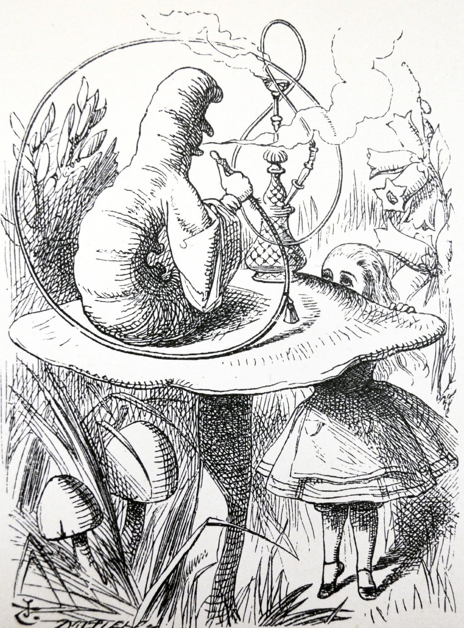 Alices äventyr i Underlandet, 1865 av John Tenniel