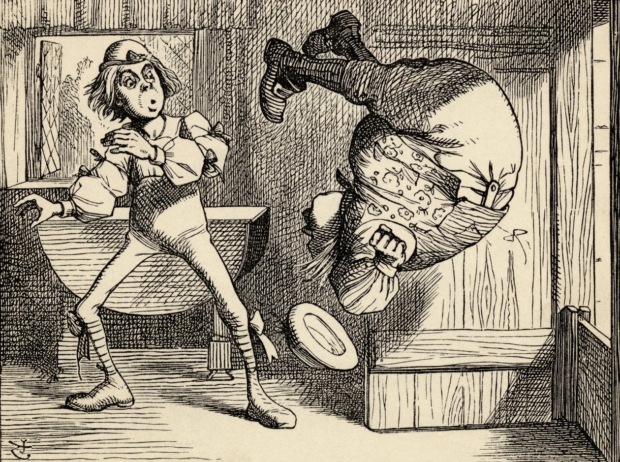 Fader William gör en kullerbytta bakåt, från "Alice