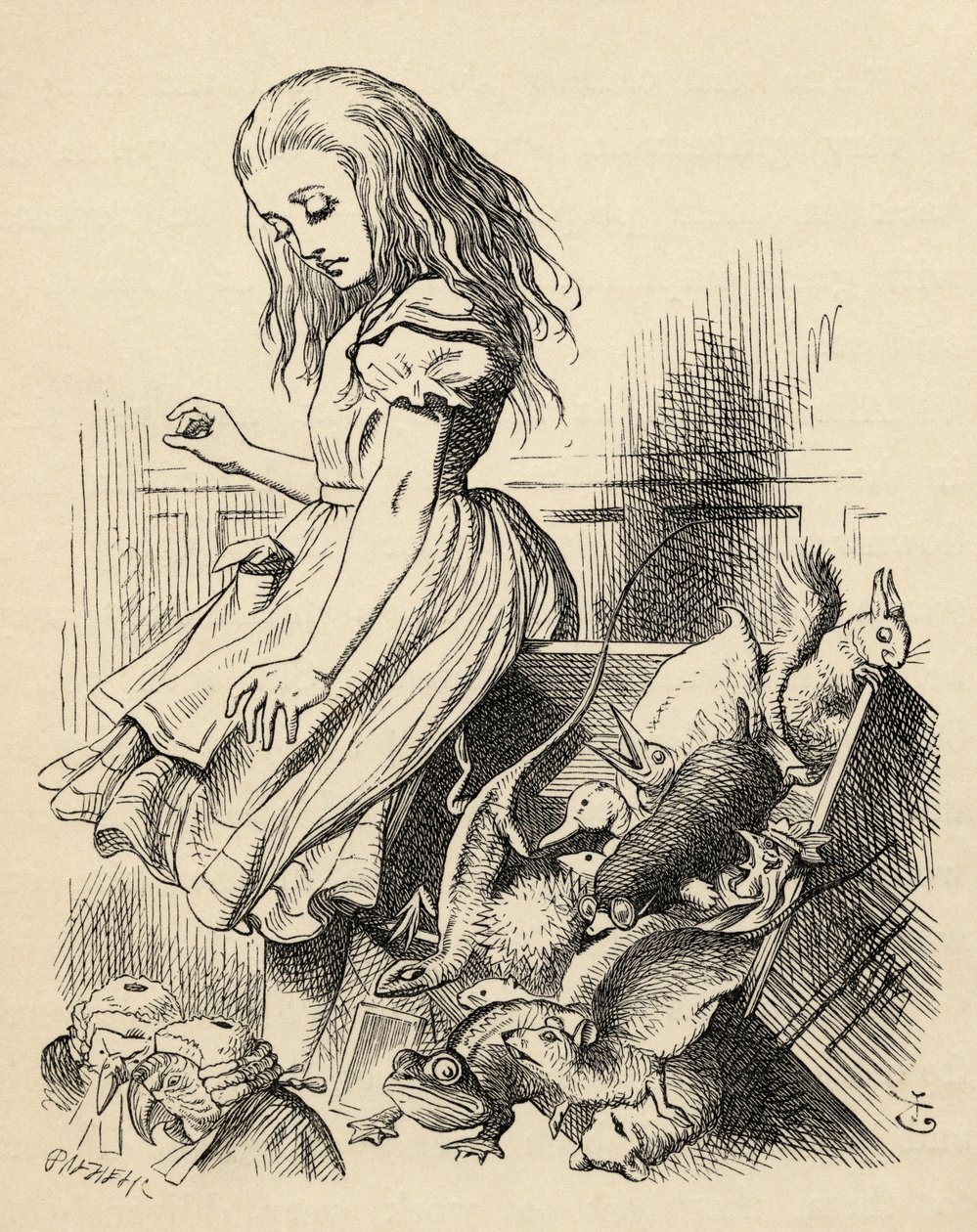 Jätten Alice upprör juryboxen, från "Alice