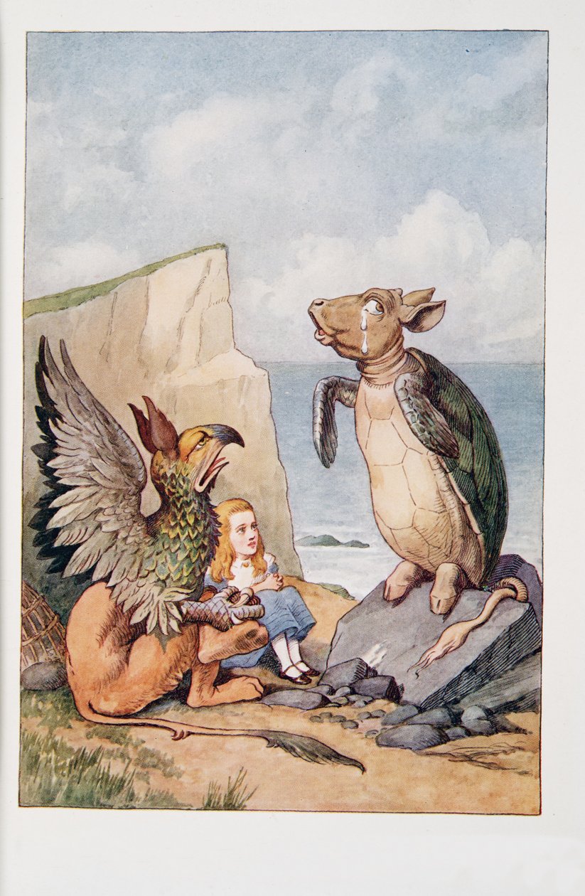 The Mock Turtle and the Gryphon, från Alice