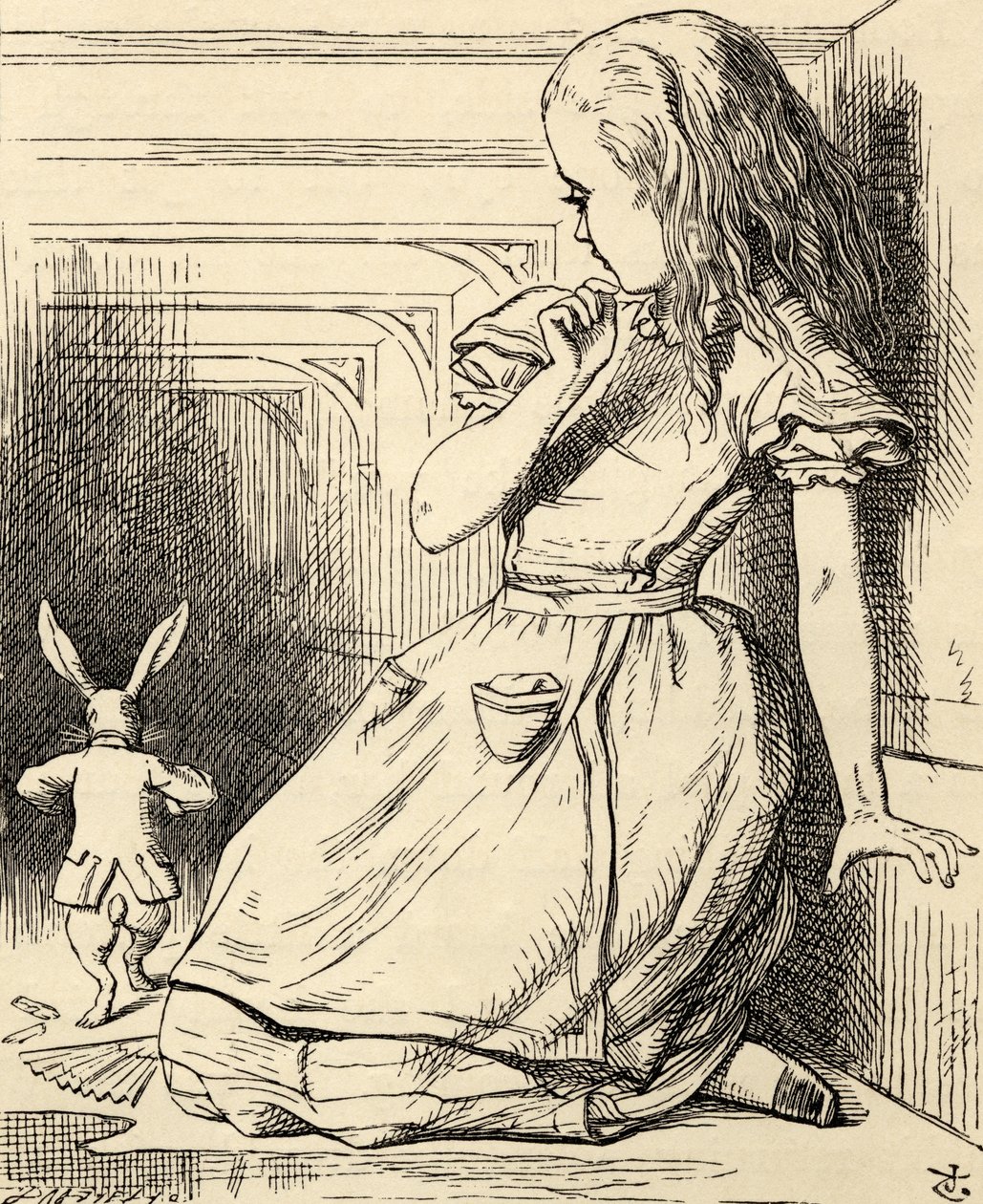 The White Rabbit is late, från "Alice