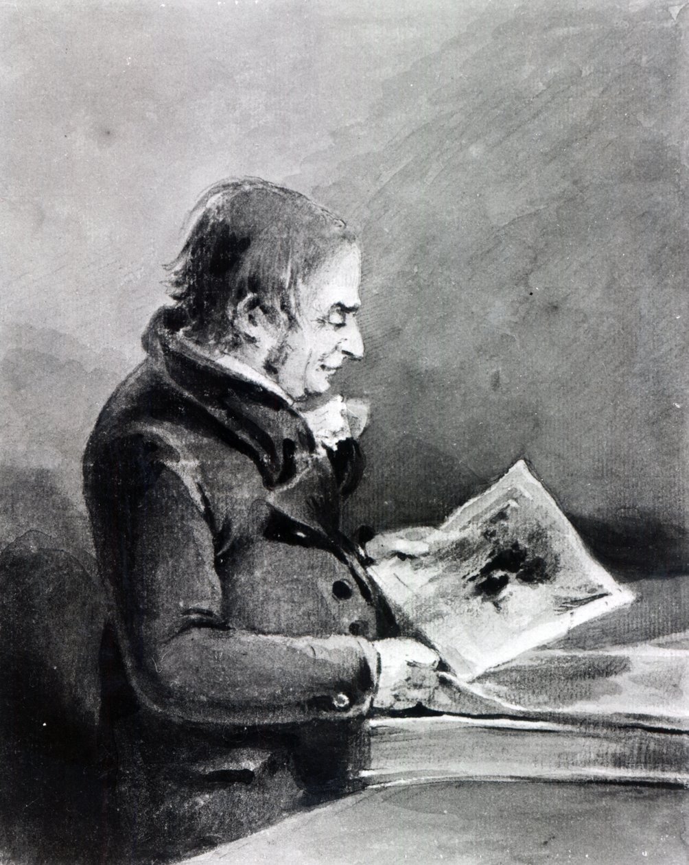 Joseph Mallord William Turner (grafit och wc på papper) av John Thomas Smith