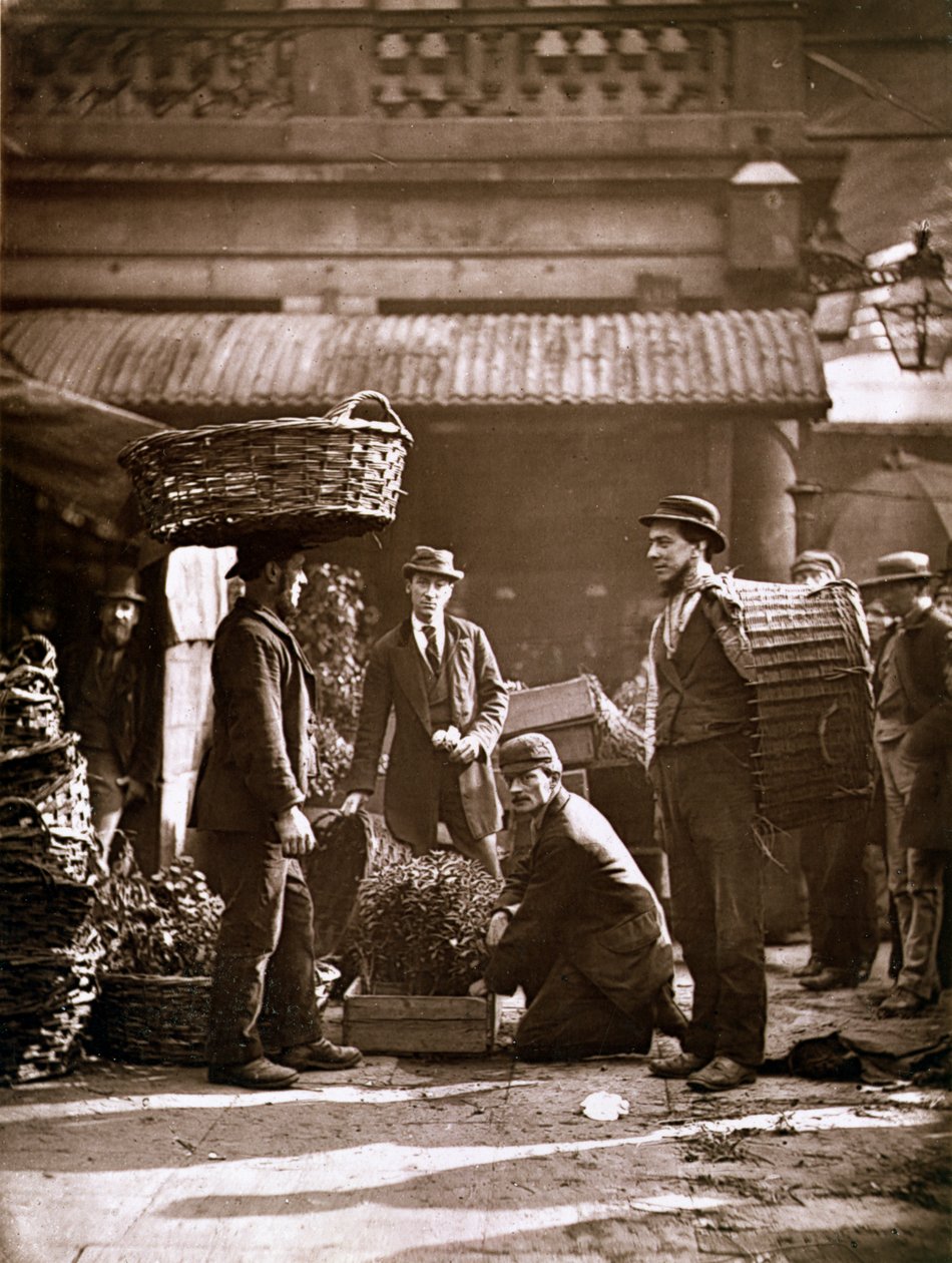 Arbetare i Covent Garden (woodburytype) av John Thomson