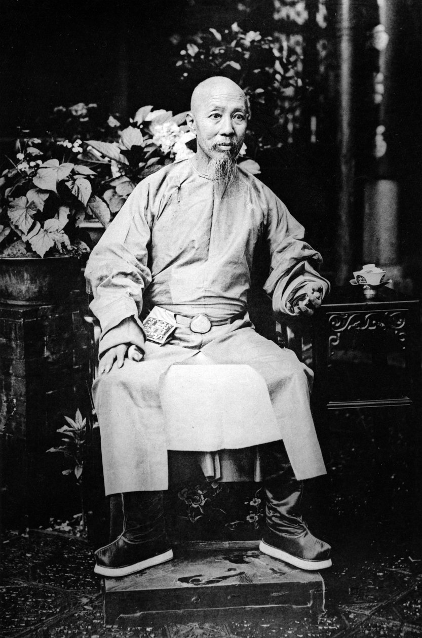 Jui-lin, generalguvernör i de två Kwang-provinserna, ca 1870-2 av John Thomson