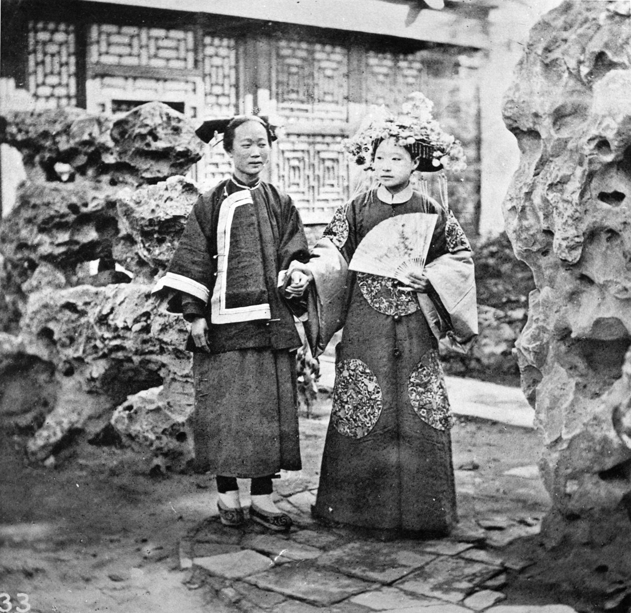Manchu-damer, ca 1867-72 av John Thomson