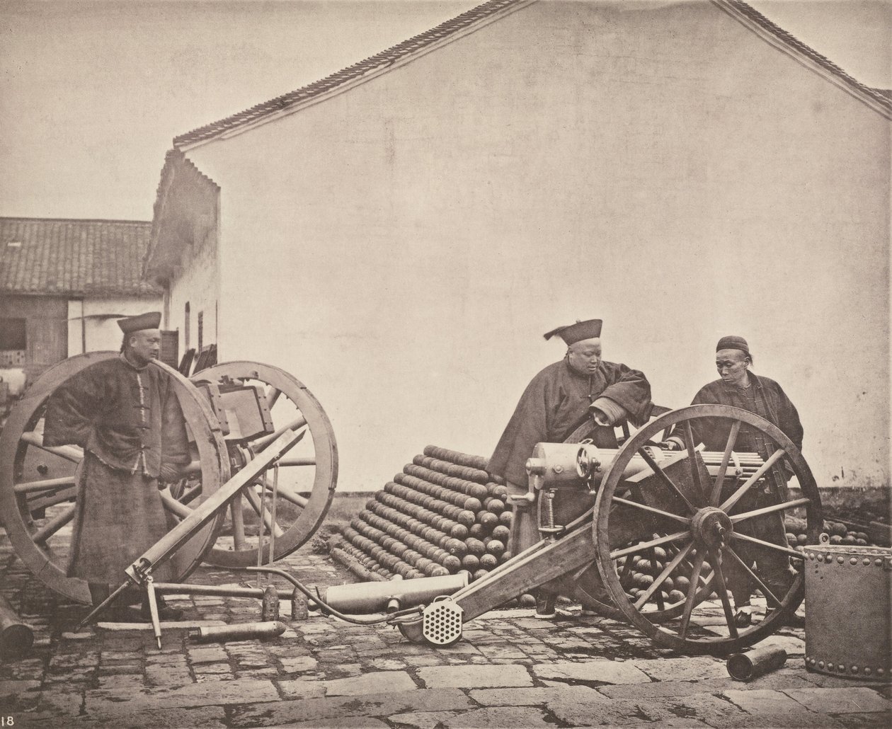Scen i Nanking Arsenal av John Thomson